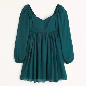 NWT Abercrombie Long Sleeve Babydoll Dress